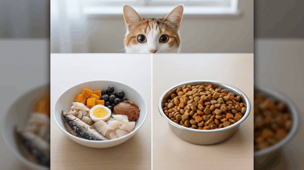 Comida Casera vs. Pienso: ¿Cuál es Mejor para Tu Gato? (Mitos Desmentidos)