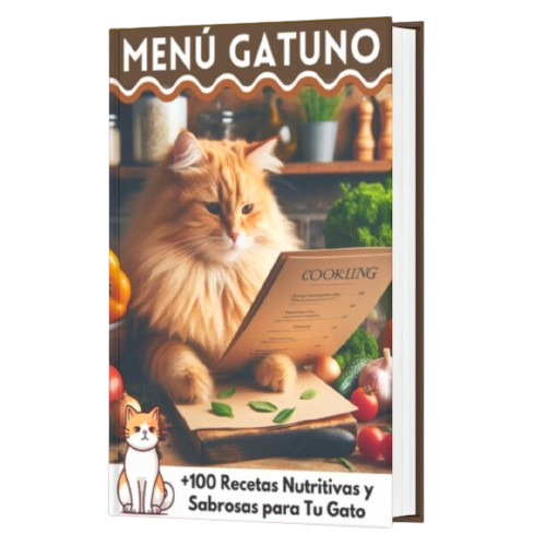 Portada Ebook +100 Recetas Felinas